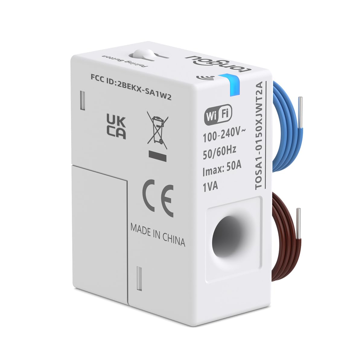 WiFi Smart Home Energy Monitor 1-50A 100-240VAC Current Transformer G606413
