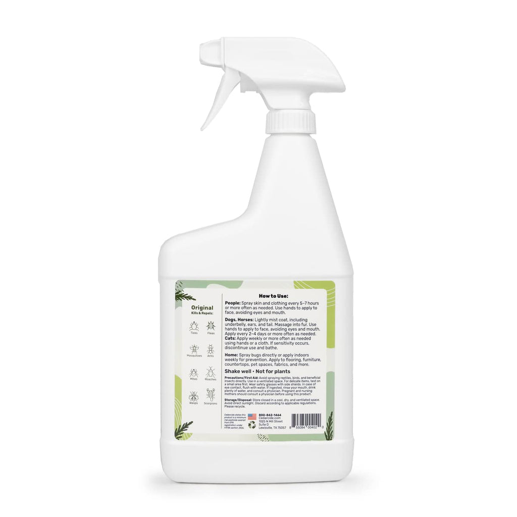 Cedar Oil Bug Spray 32oz V841318