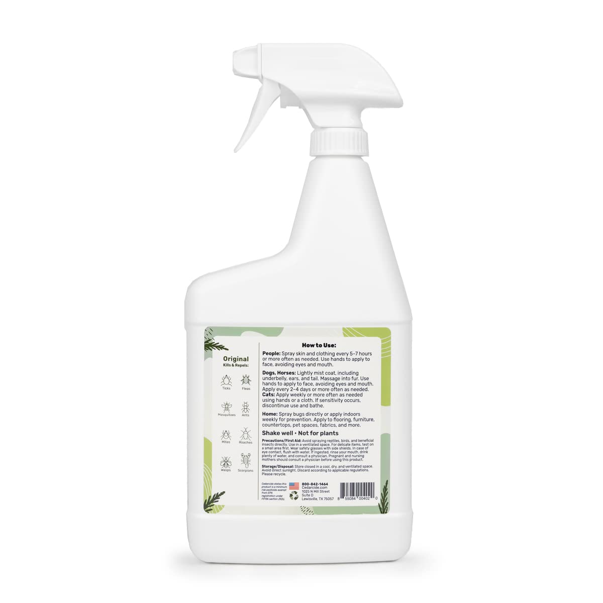 Cedar Oil Bug Spray 32oz V841318