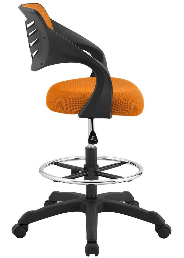 Orange Drafting Chair W83744