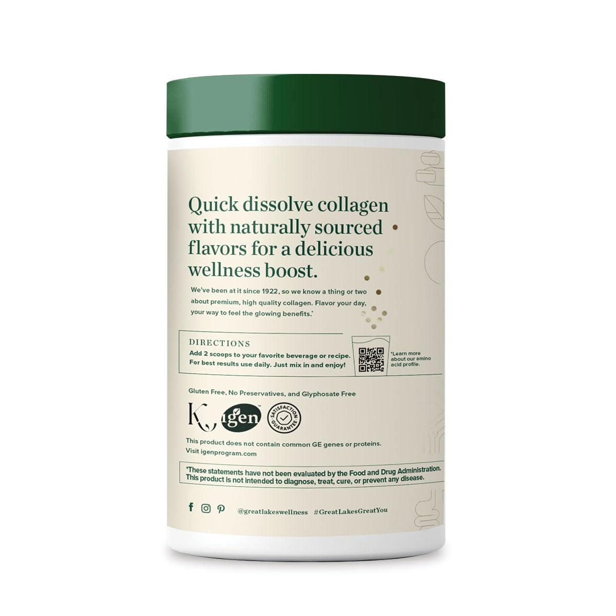 Collagen Peptides Powder, Chocolate, 10 oz V3781