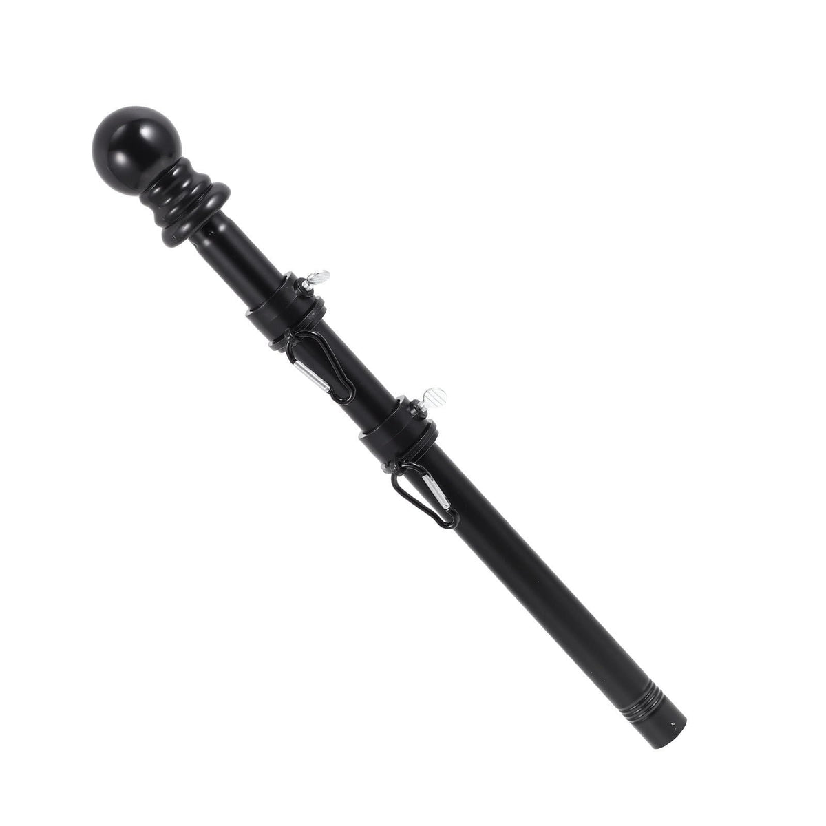 Black Rotating Flagpole Assembly with Base Y7146