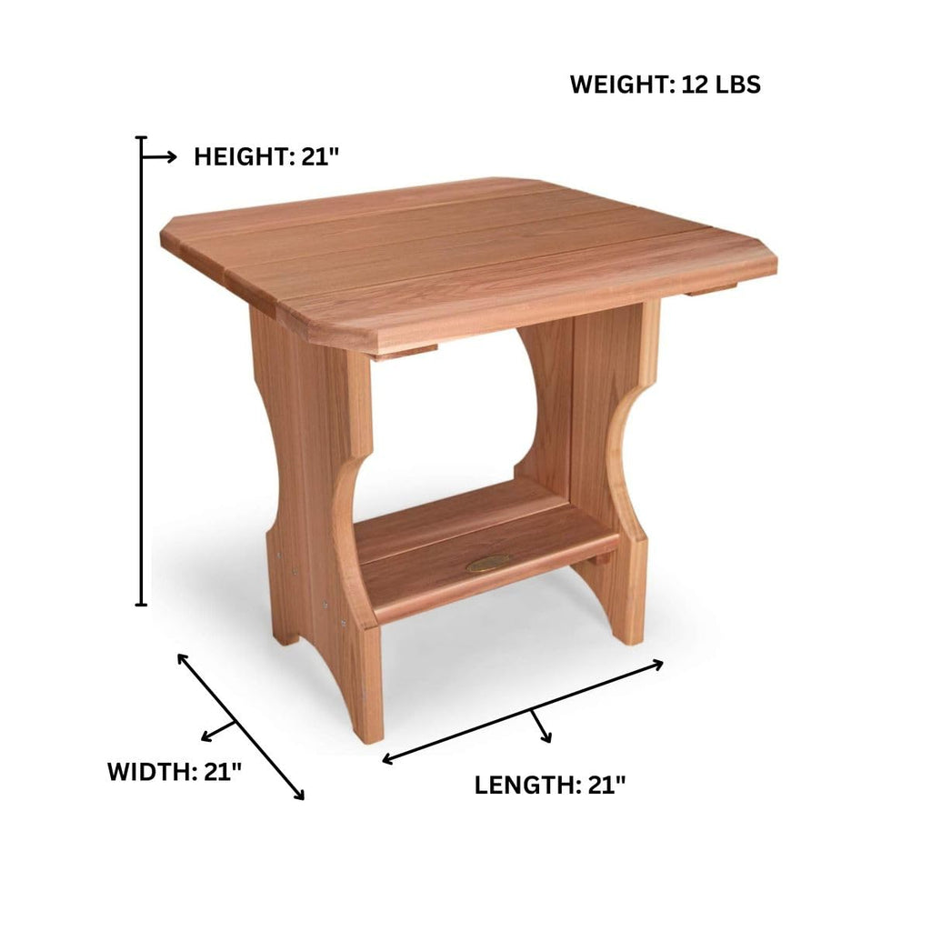 3-Piece Cedar Chair and Table Set K102