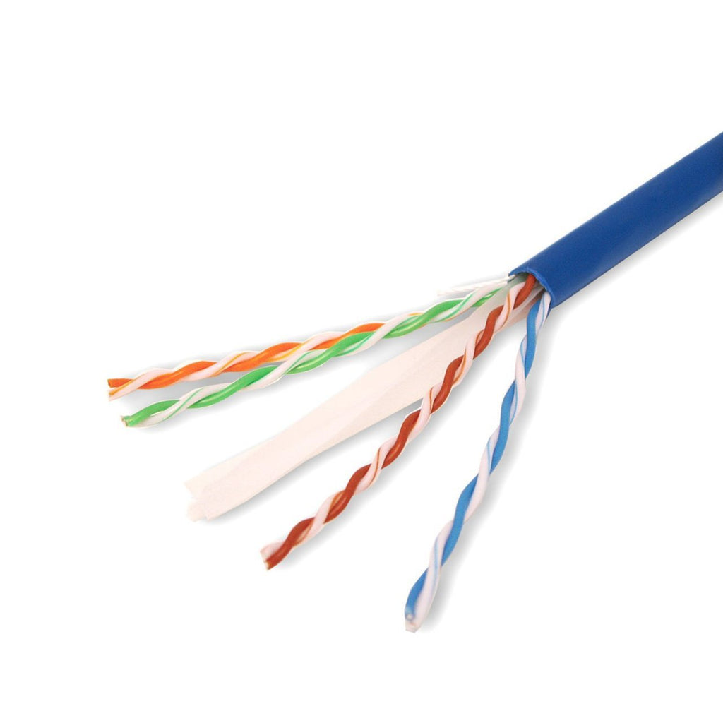Blue Cat6 1000ft 23AWG UTP Ethernet Cable F130