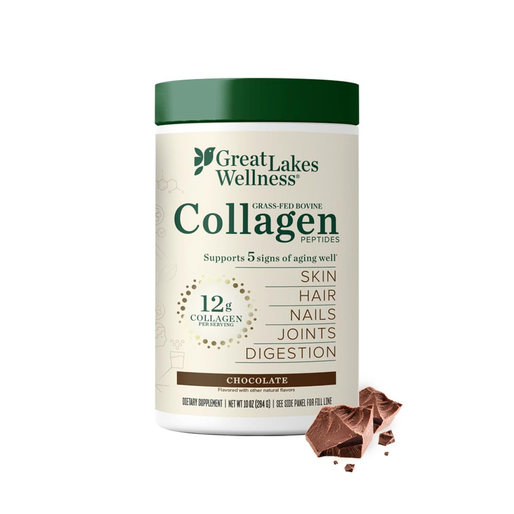 Collagen Peptides Powder, Chocolate, 10 oz V3781