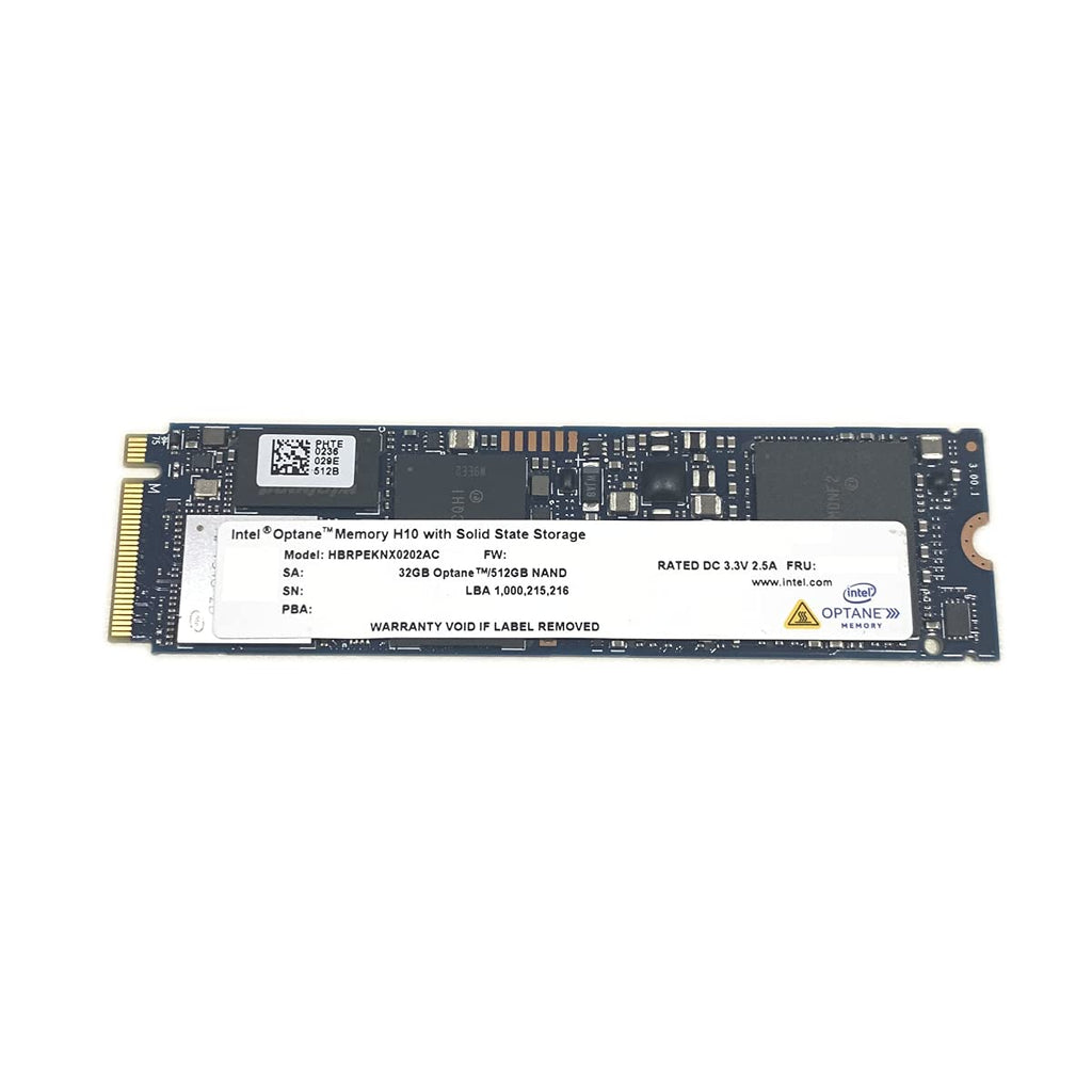 32GB Optane Memory with 512GB SSD M.2 2280 NVMe PCIe Gen3 x4 O837013