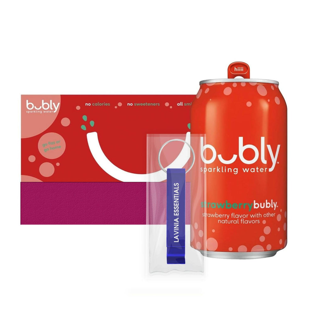 Strawberry Flavored Sparkling Water 12 fl oz Aluminum Can 20-Pack T4512