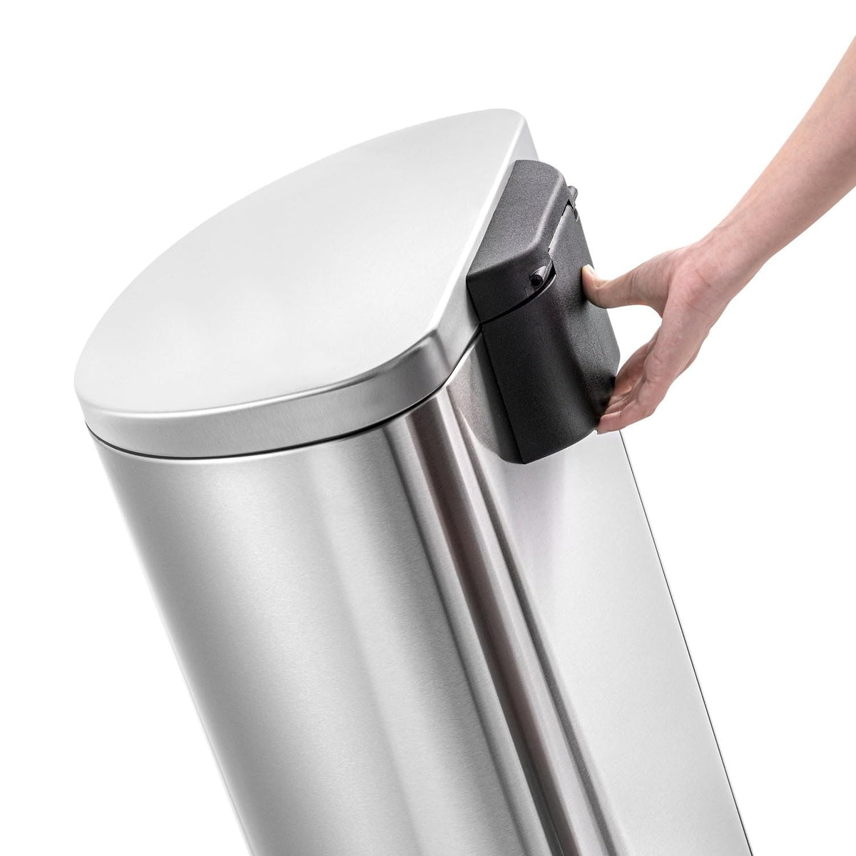 13.2 Gallon Stainless Steel Step-Up Trash Can M85407