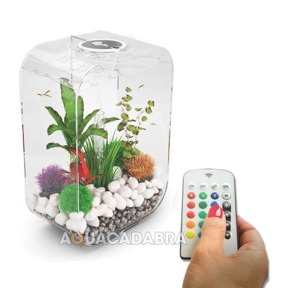 15 Acrylic 4-Gallon Aquarium with LED Lights R483