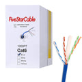 Blue Cat6 1000ft 23AWG UTP Ethernet Cable F130
