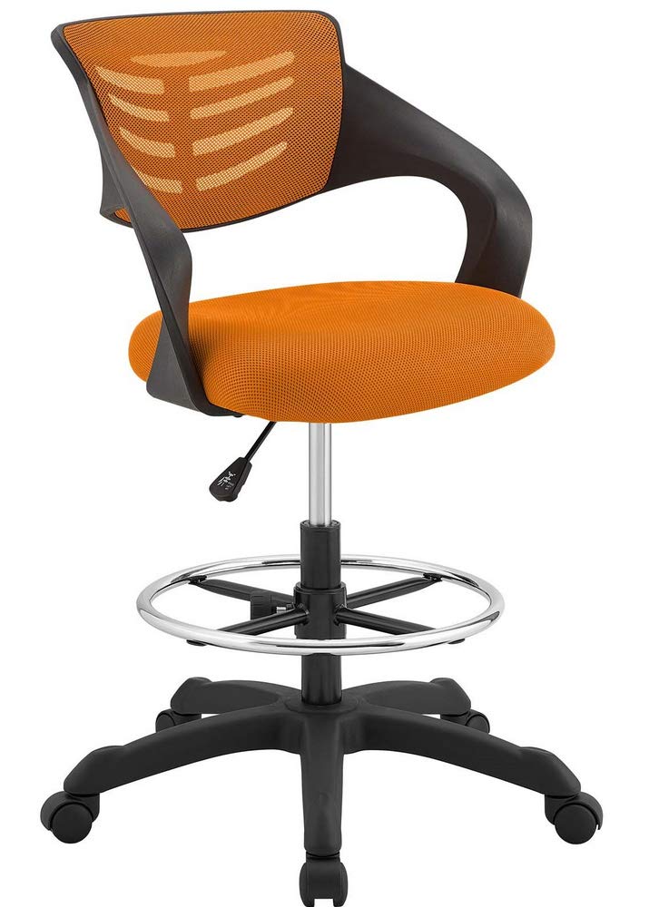 Orange Drafting Chair W83744