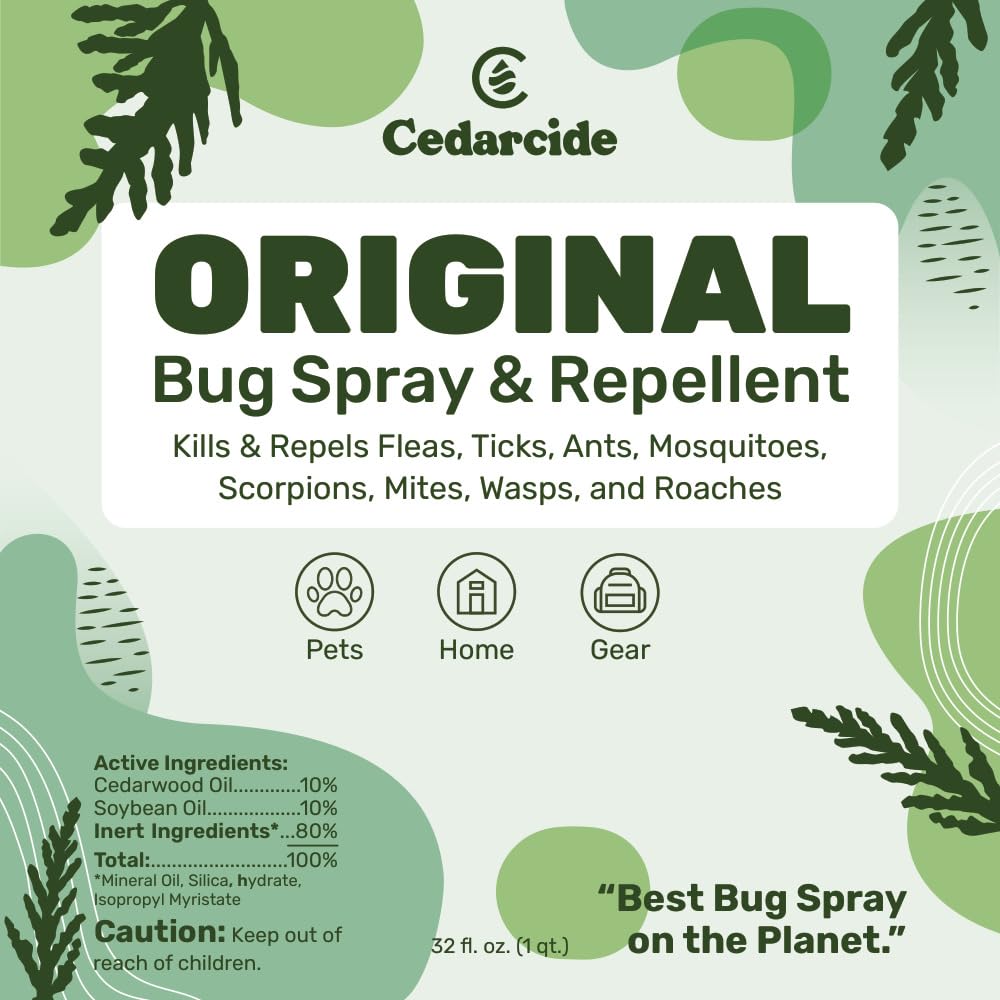 Cedar Oil Bug Spray 32oz V841318