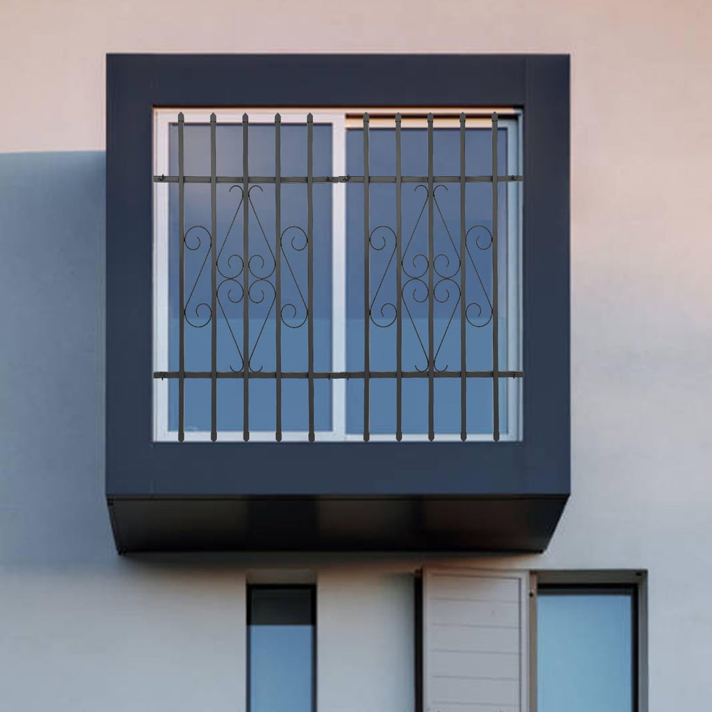 Window Security Bars Rust Resistant 24 x 36in Y759