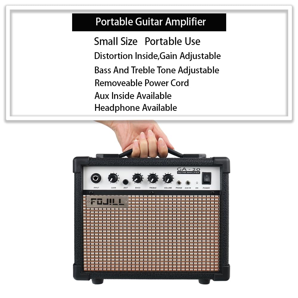 Fire Red Electric Guitar Kit Set with 20W Amplifier W4188