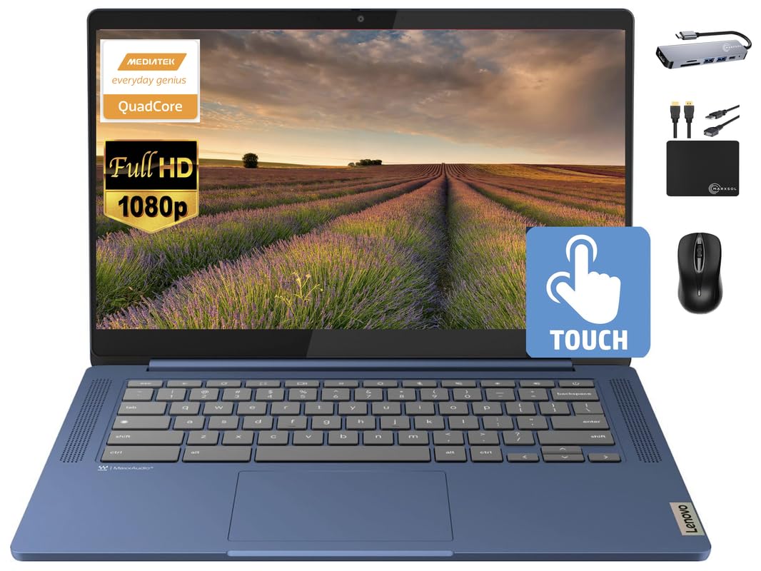 14" Touchscreen Slim Laptop 4GB RAM 128GB Storage Chrome OS P37777