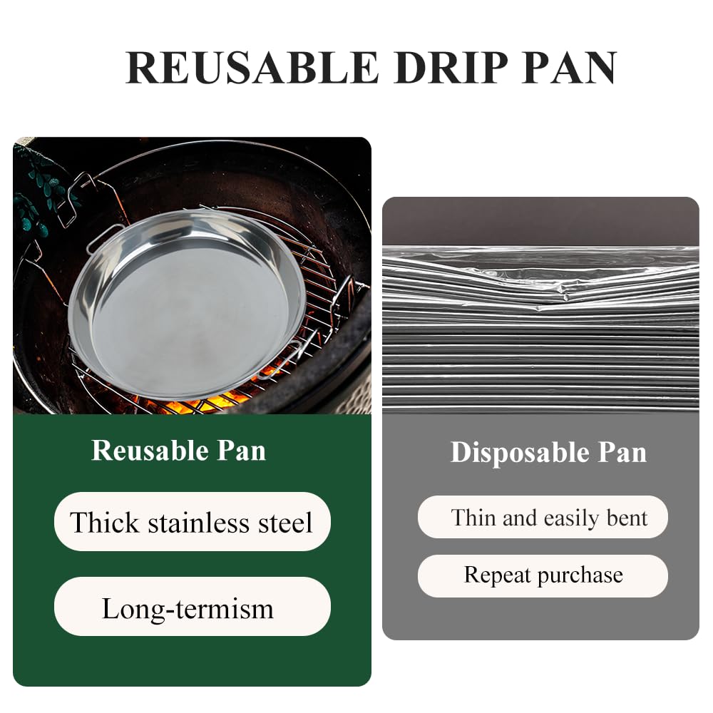 13.5" Stainless Steel Drip Pan & Roasting Tray N703969