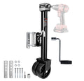 2000 lbs 12" Lift Swivel Trailer Jack with Dual Wheel J51865
