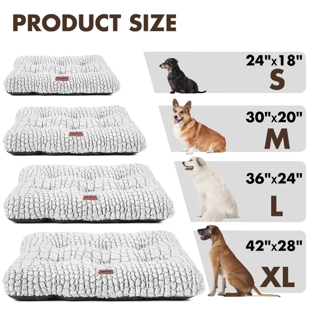 White Dog Crate Pad 24"x18" C614721