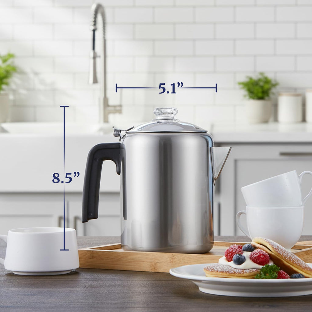 8-Cup Stovetop Coffee Percolator U95005