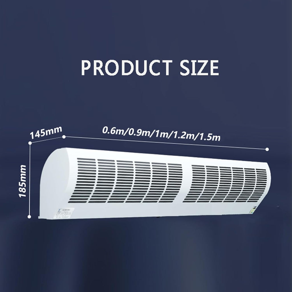 Wall-Mounted Air Curtain Fan with Remote Control I12274