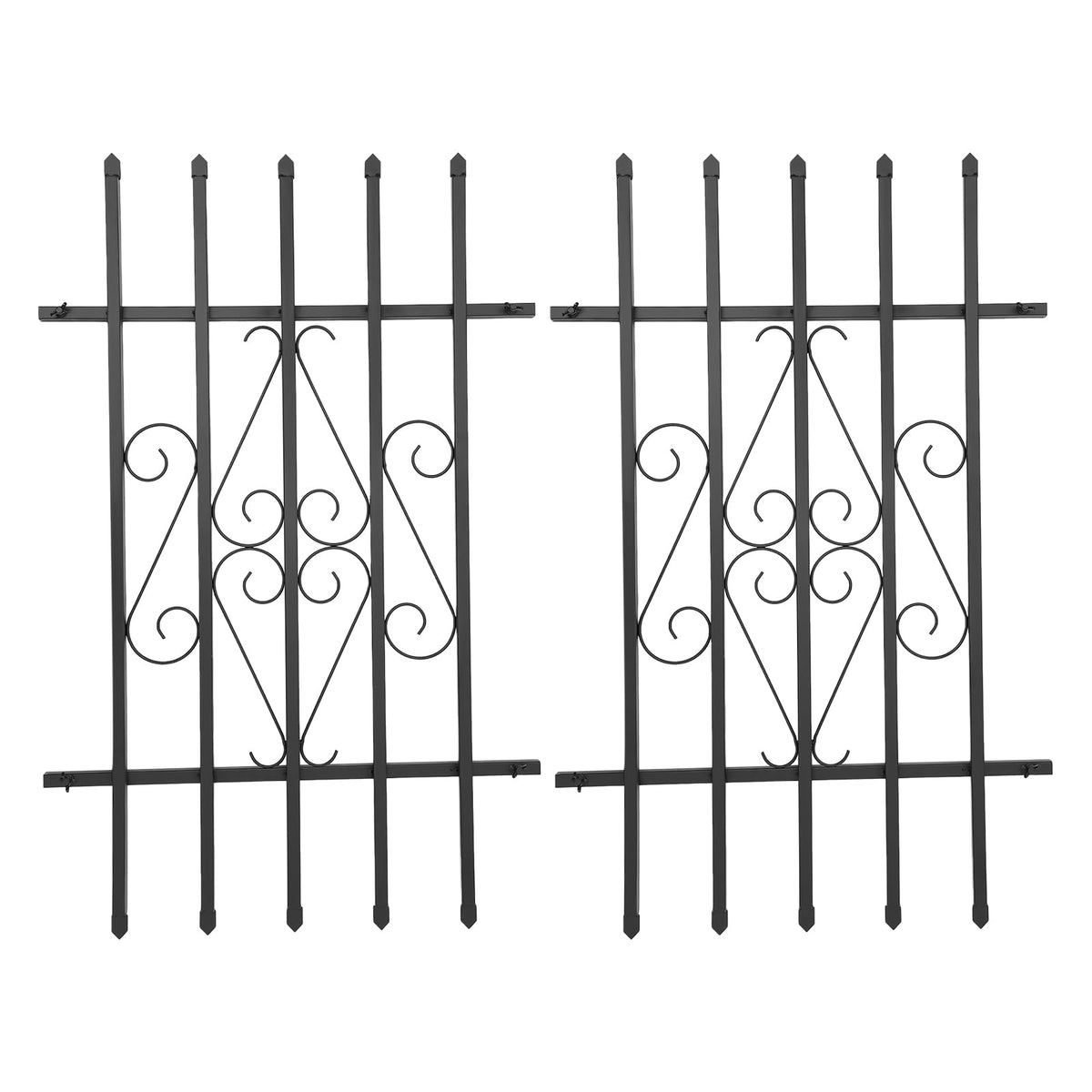 Window Security Bars Rust Resistant 24 x 36in Y759
