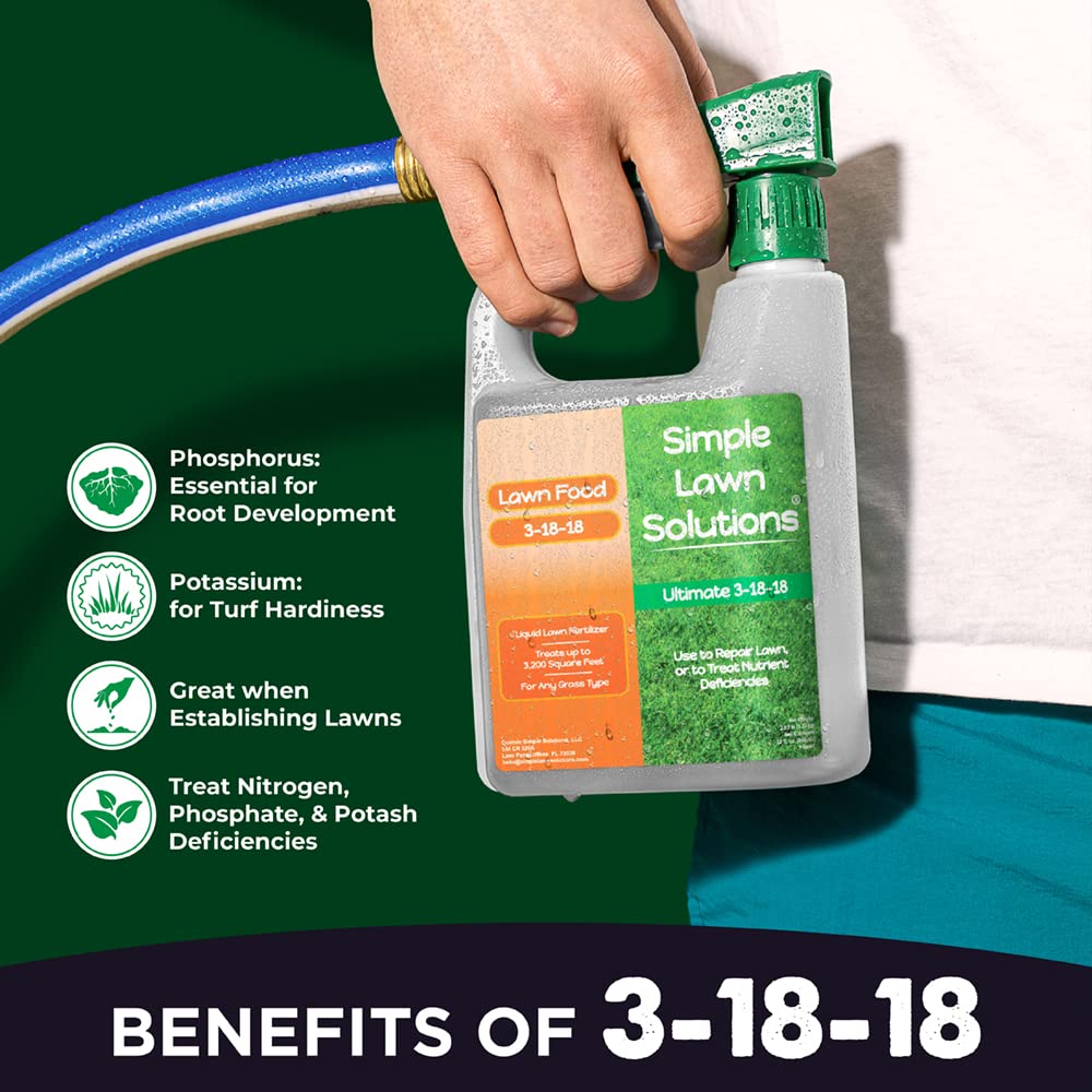 3-18-18 NPK Liquid Fertilizer Concentrated Spray 32 Ounce J956