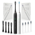 2 Pack Rechargeable Electric Toothbrushes with 8 Brush Heads J21752