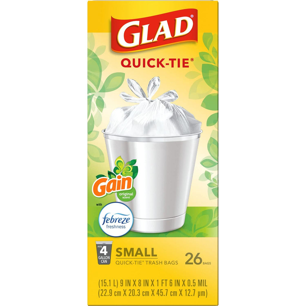 4 Gal 26 Count Trash Bags Pack of 6 W77540