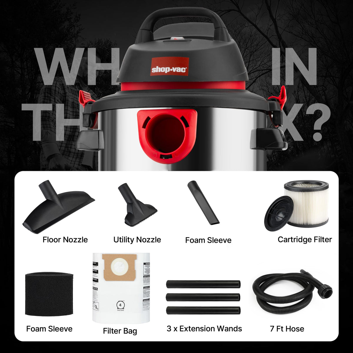 5 Gallon Wet/Dry Vacuum with Blower K936