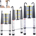 Aluminum Telescoping Extension Ladder 330 Lb Capacity T61696