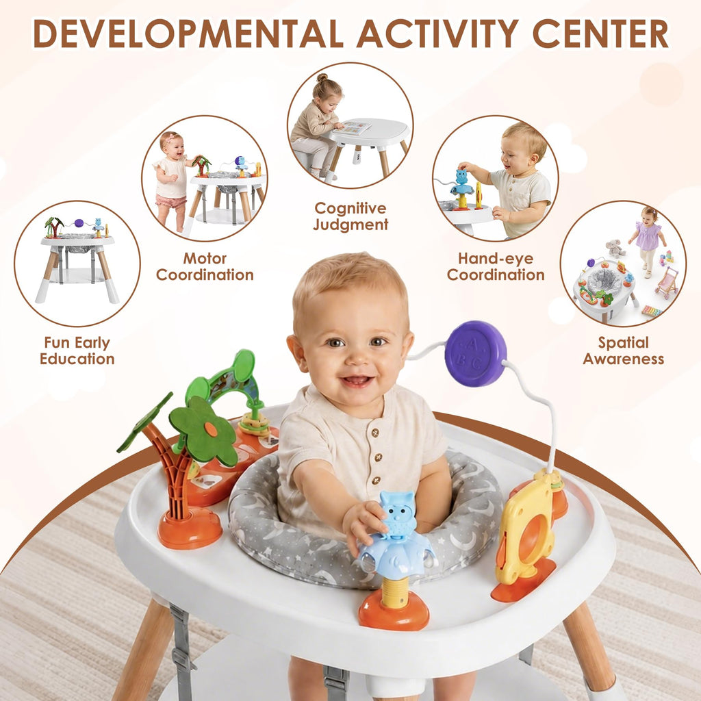 Baby Activity Center, 6-in-1 Stationary Jumper P748