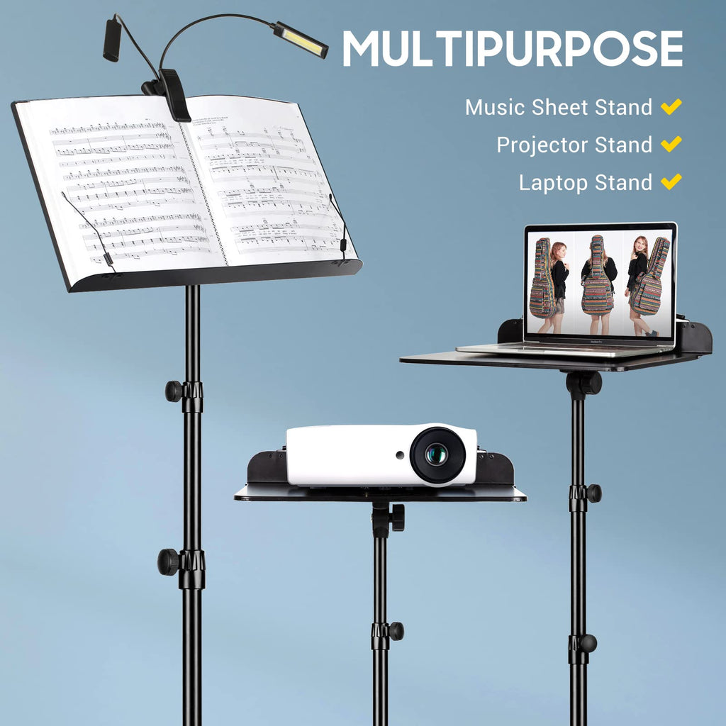 6 IN 1 Sheet Music Stand with Carrying Bag Metal Portable I139651