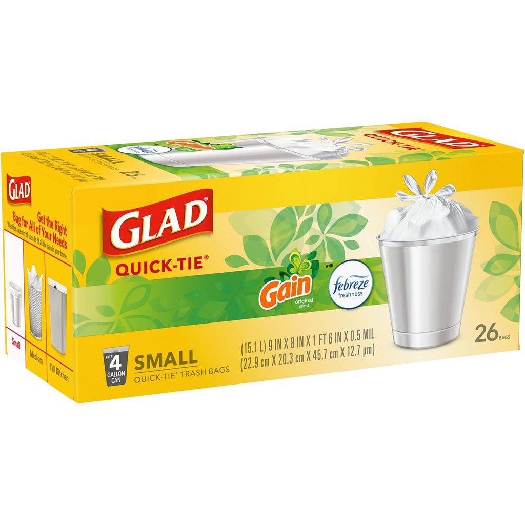 4 Gal 26 Count Trash Bags Pack of 6 W77540