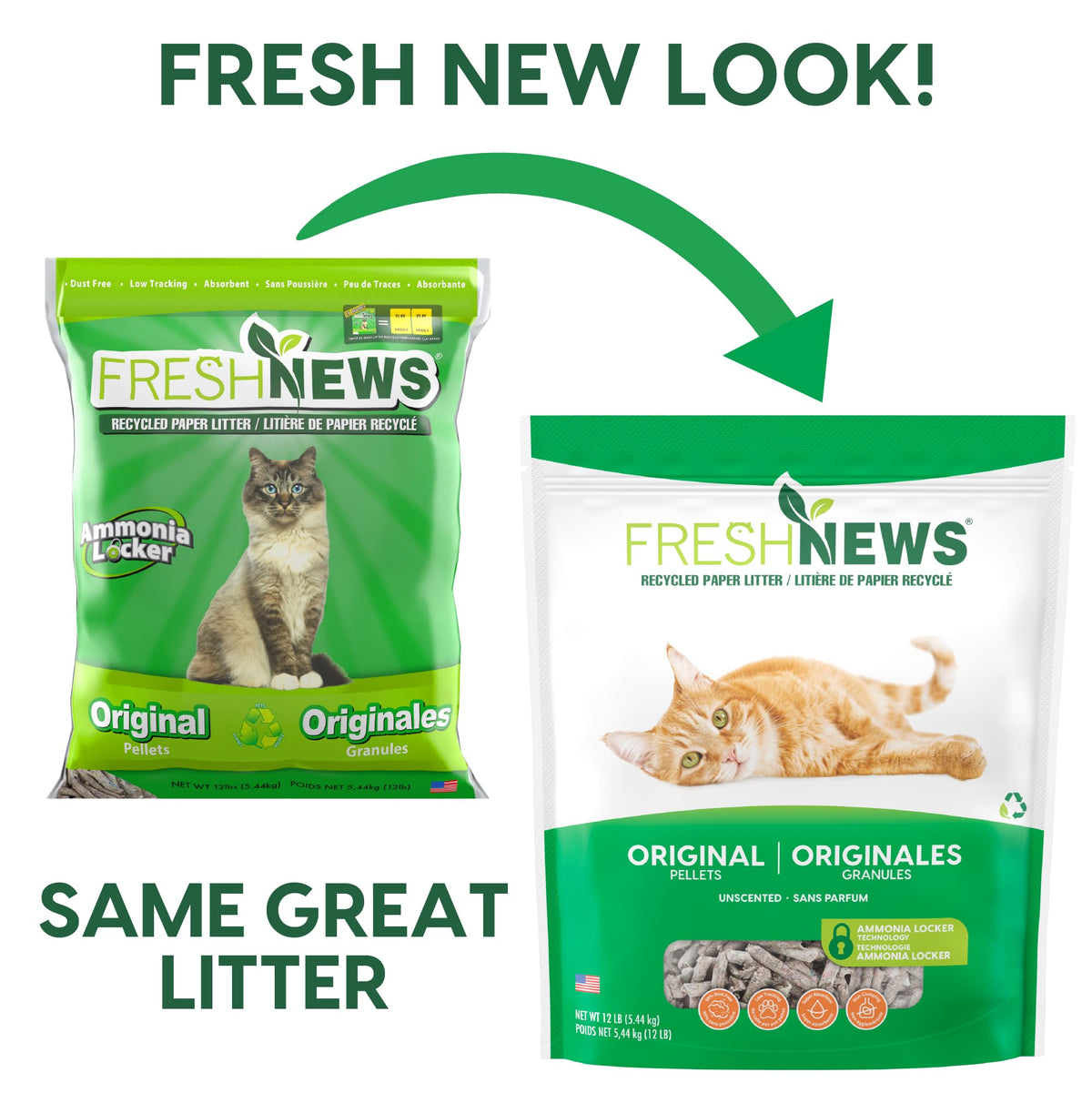 Non-Clumping Paper Cat Litter 25 Pound Y62805