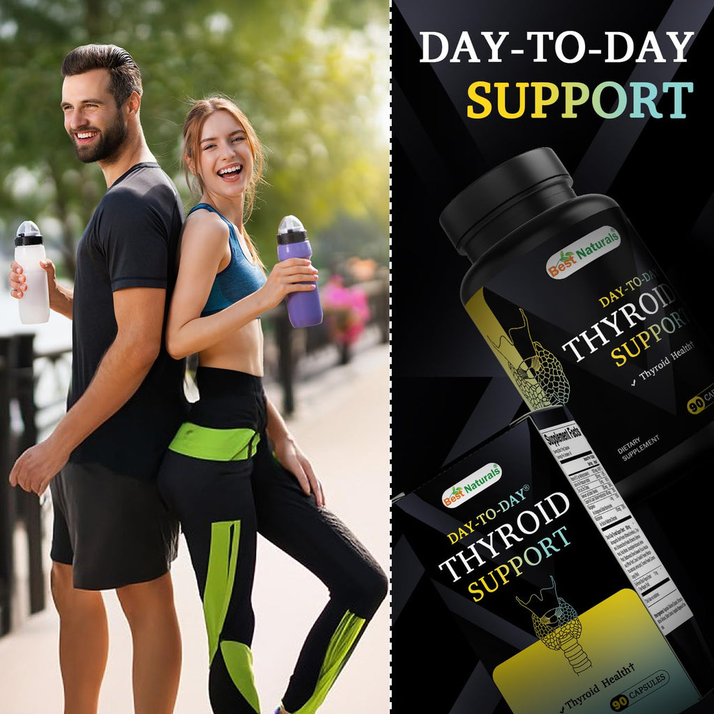 90 Vegetable Capsules Thyroid Support Supplement W807177