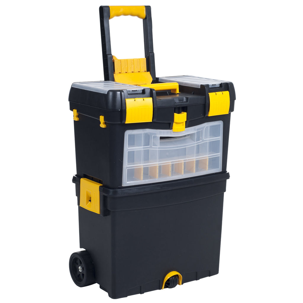 Portable Stackable Toolbox with Wheels and Drawers K335