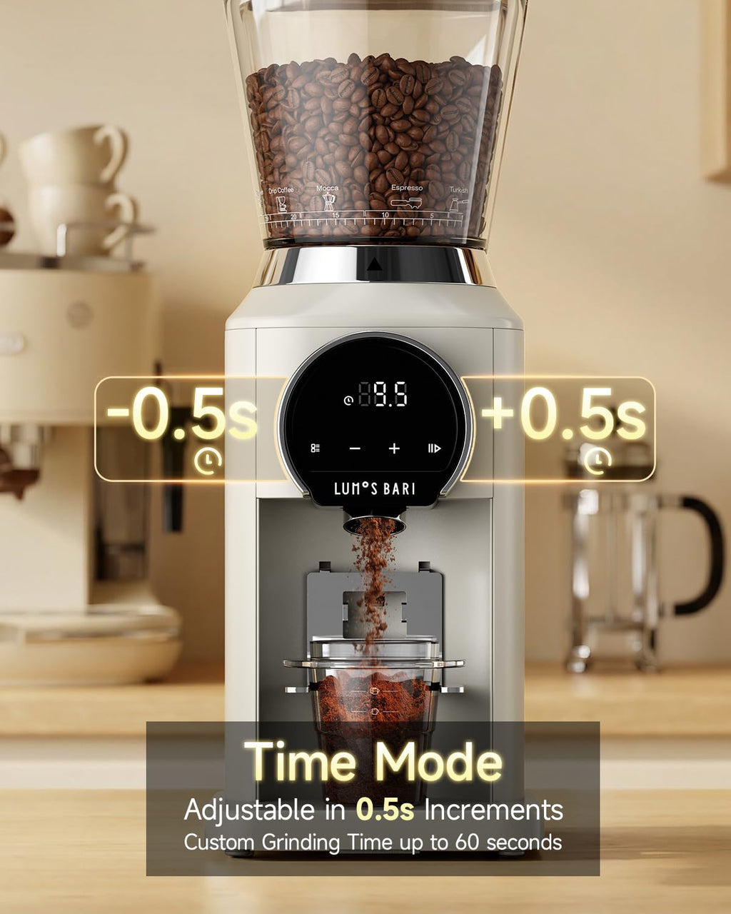 Conical Burr Coffee Grinder, 34 Settings X115