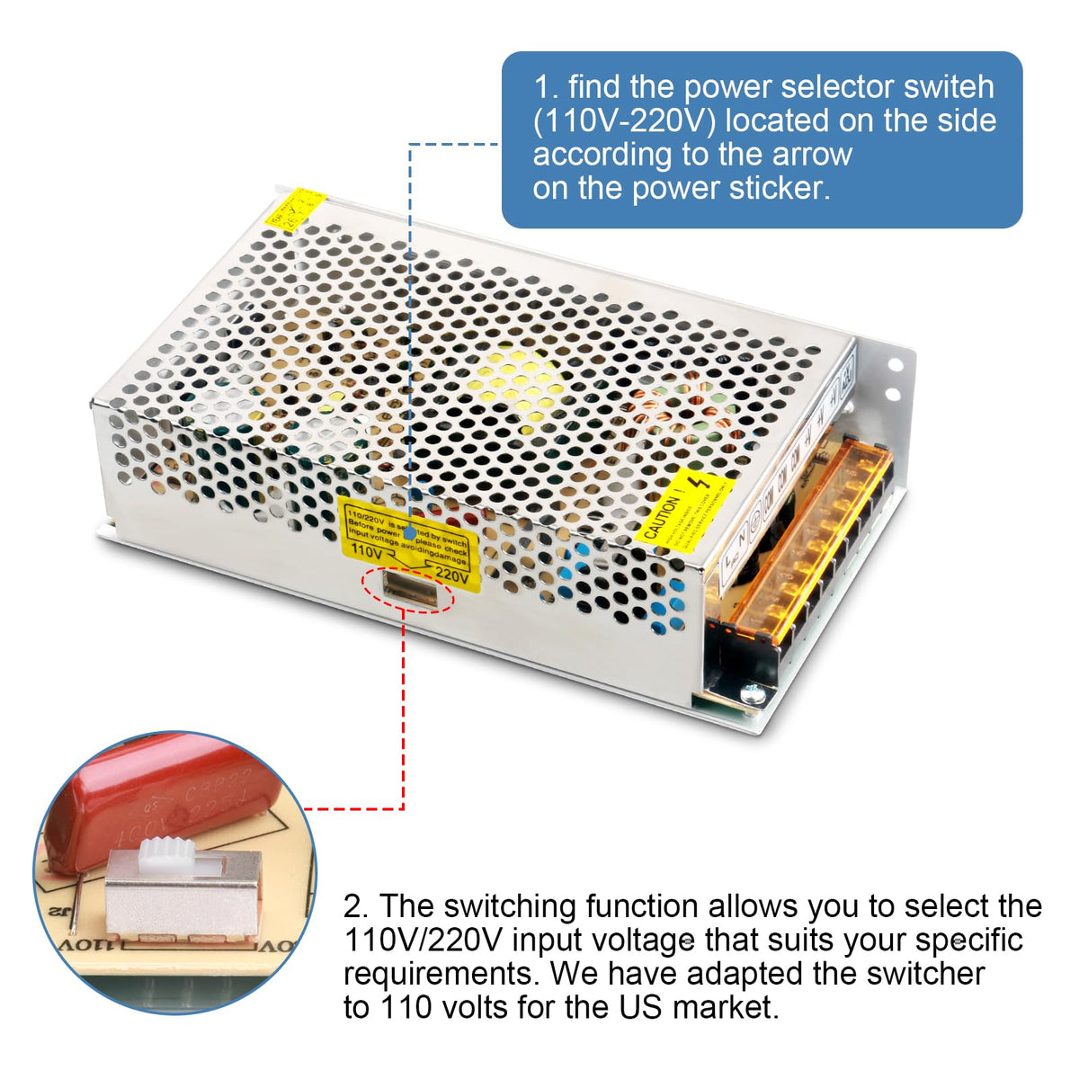 5V 40A Switching Power Supply Q10118