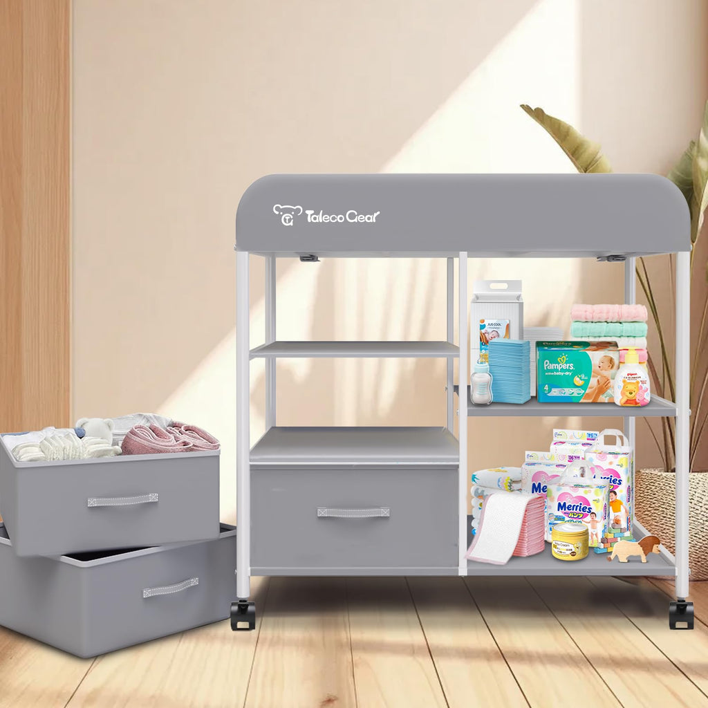 Portable Baby Changing Table with 3 Storage Baskets P317907