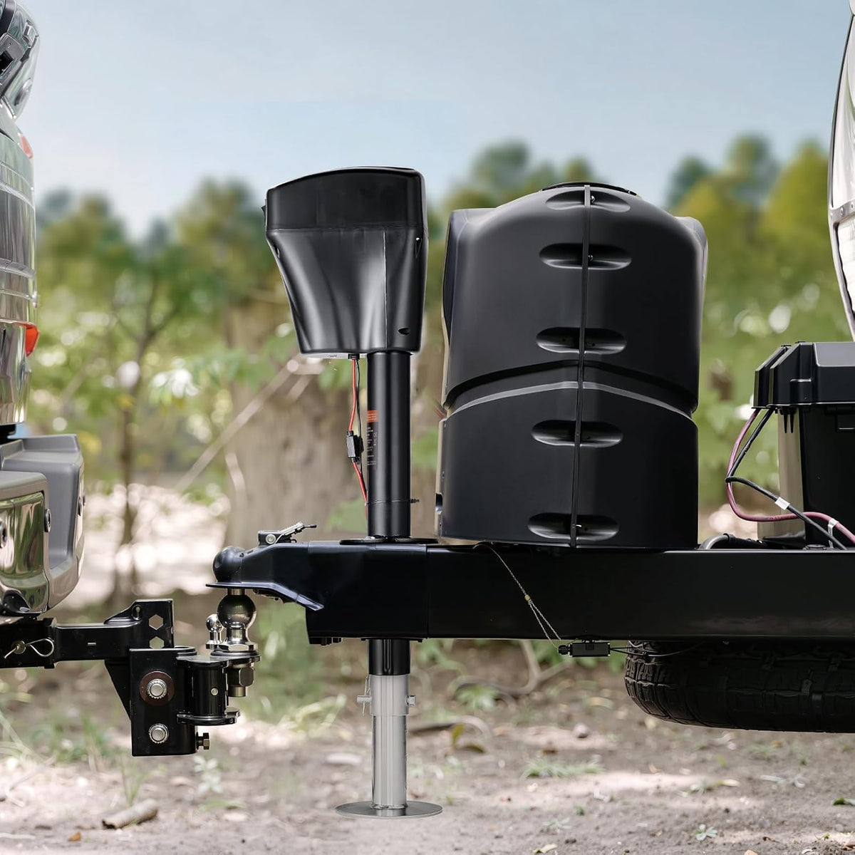 12v DC Electric Tongue Jack with Waterproof Cover K6655
