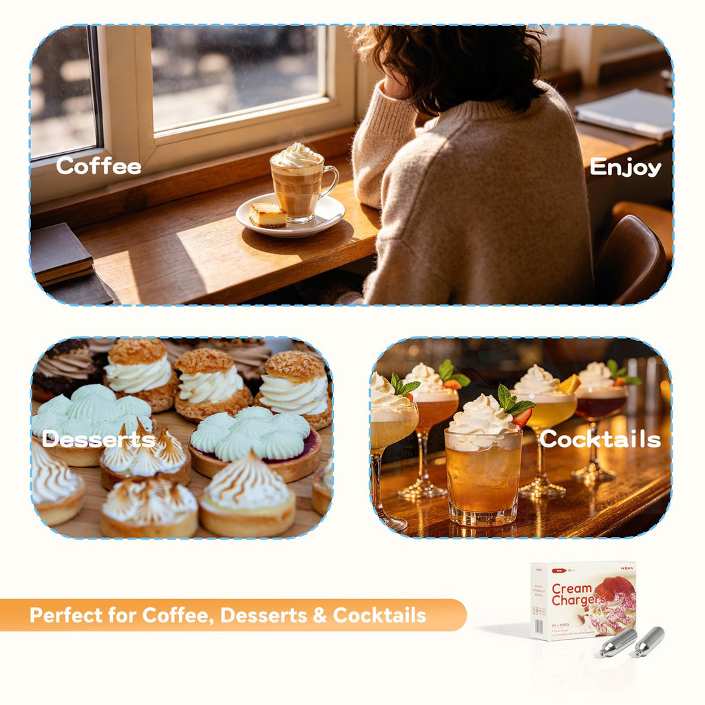 8g Whipped Cream Chargers Food Grade X72454