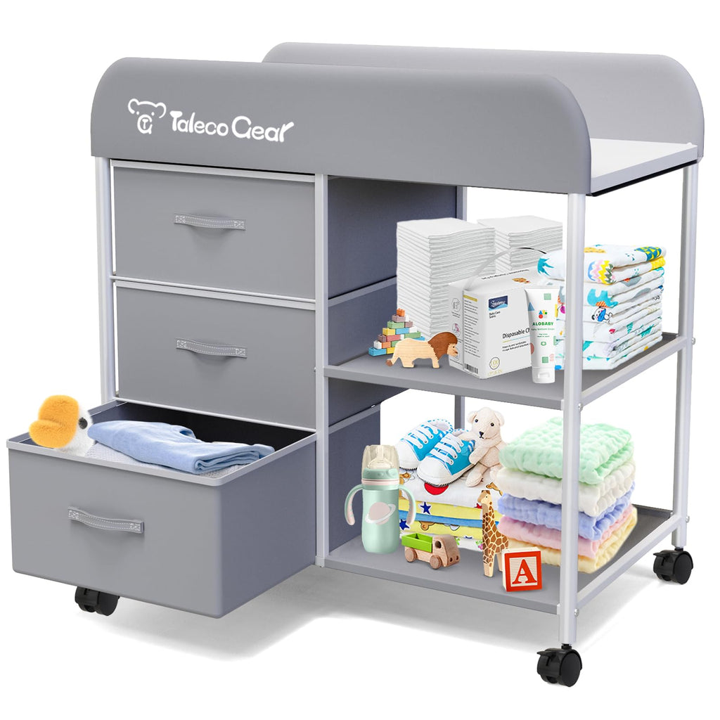 Portable Baby Changing Table with 3 Storage Baskets P317907