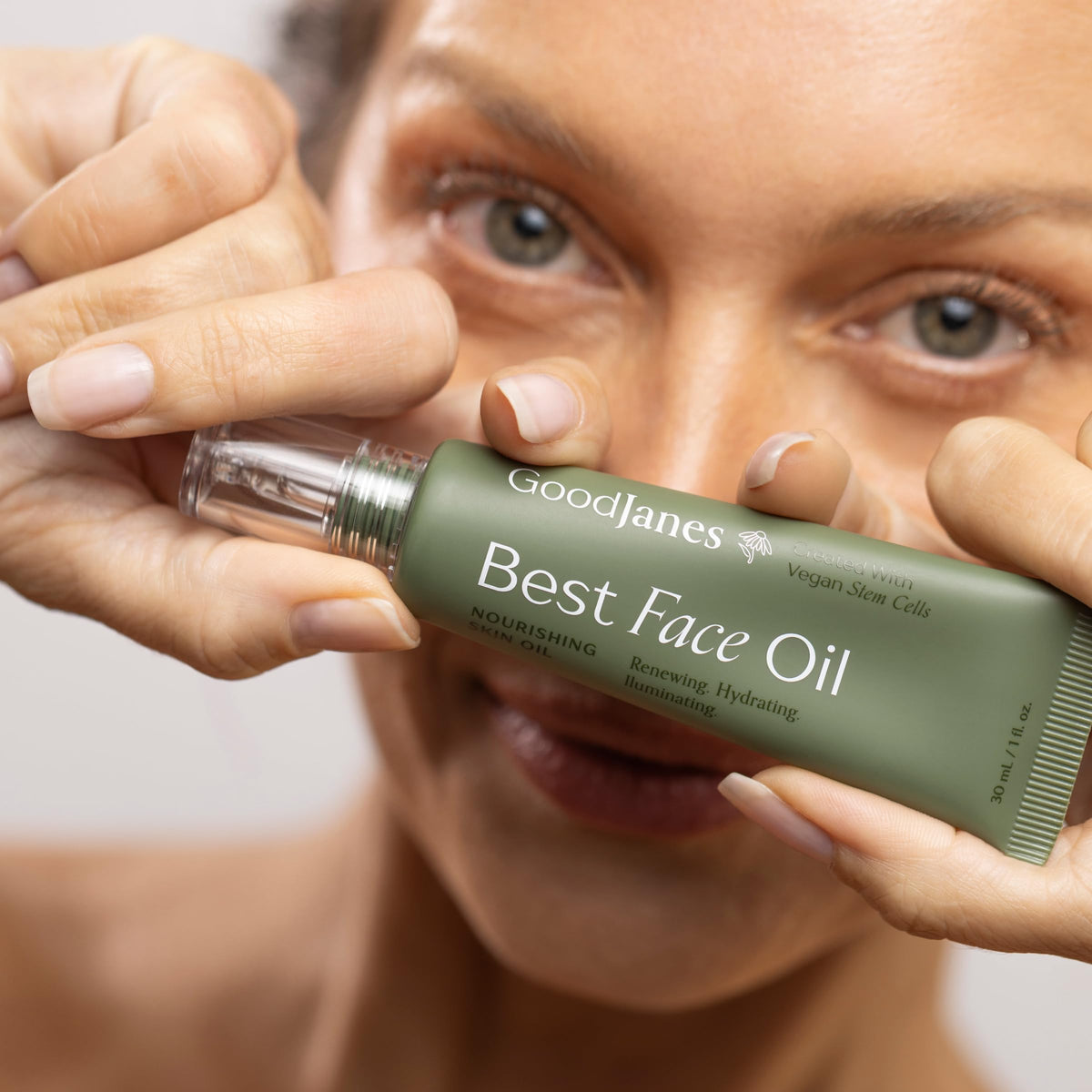 Hydrating Facial Oil with Rosehip, Jojoba, Argan & Squalane 1 oz D62114