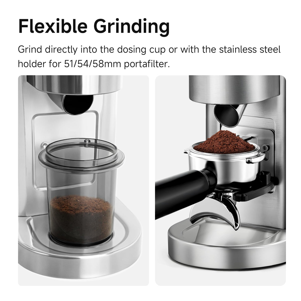 Electric Coffee Grinder with 48 Grind Settings E697821