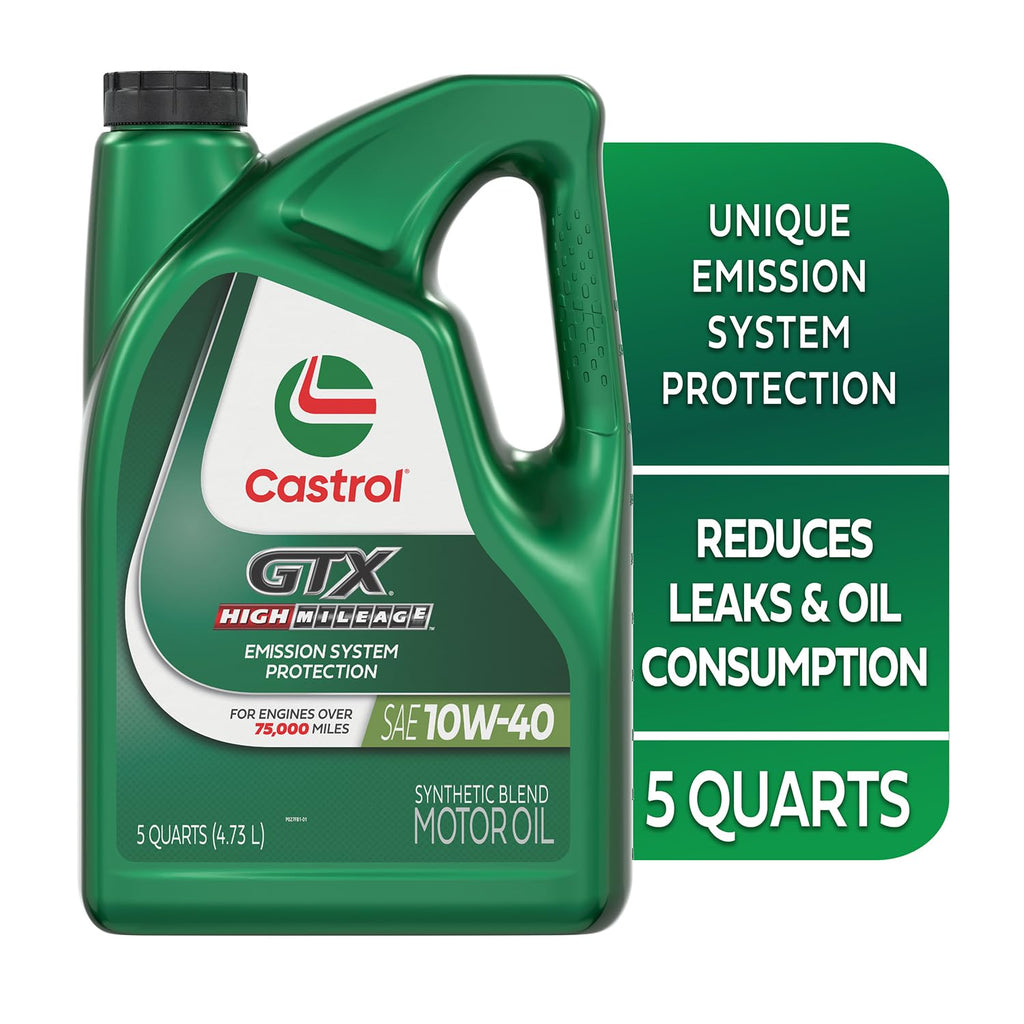 10W-40 Synthetic Blend Motor Oil, 5 Quarts U4324