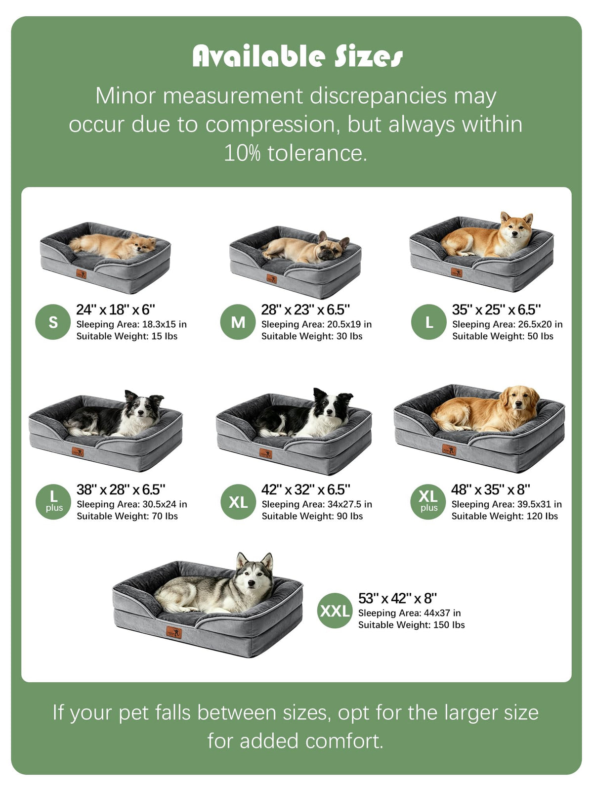 Orthopedic Dog Bed with Sides Grey L765553
