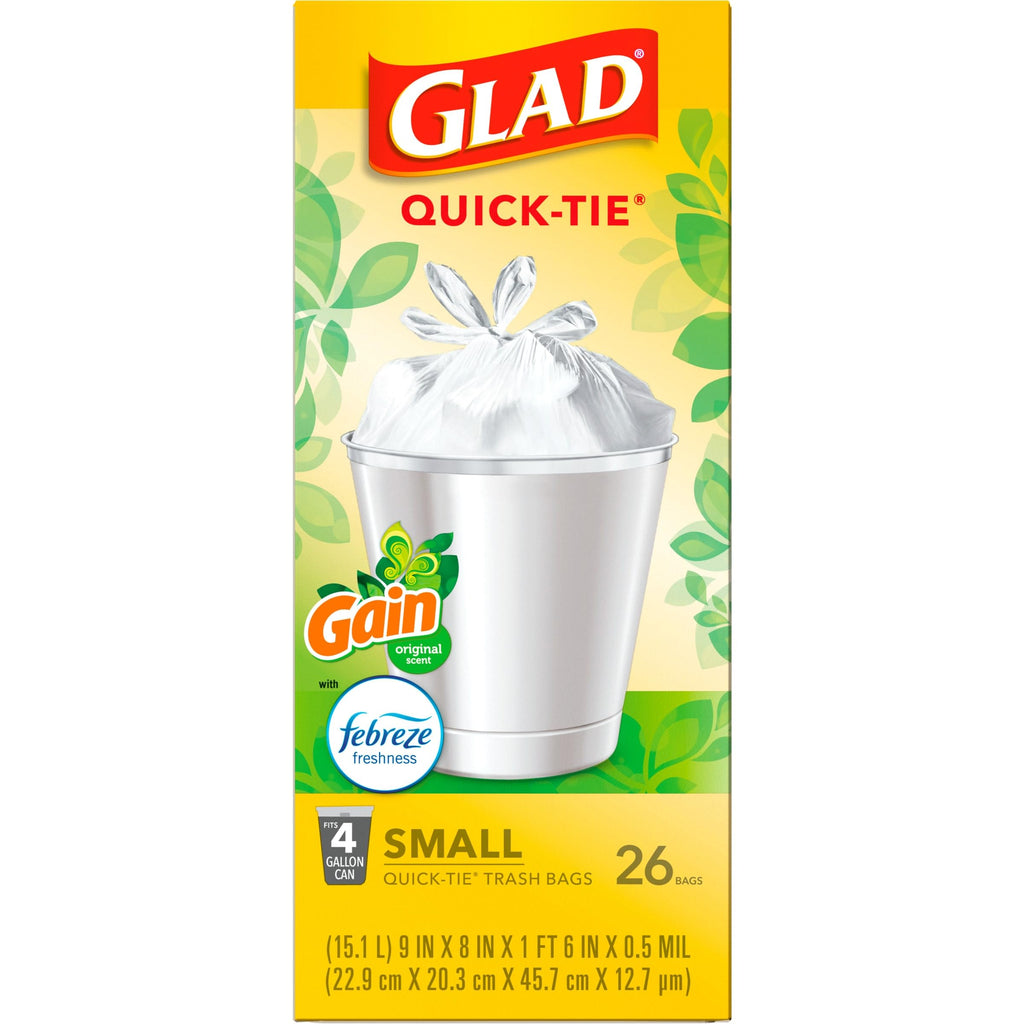 4 Gal 26 Count Trash Bags Pack of 6 W77540