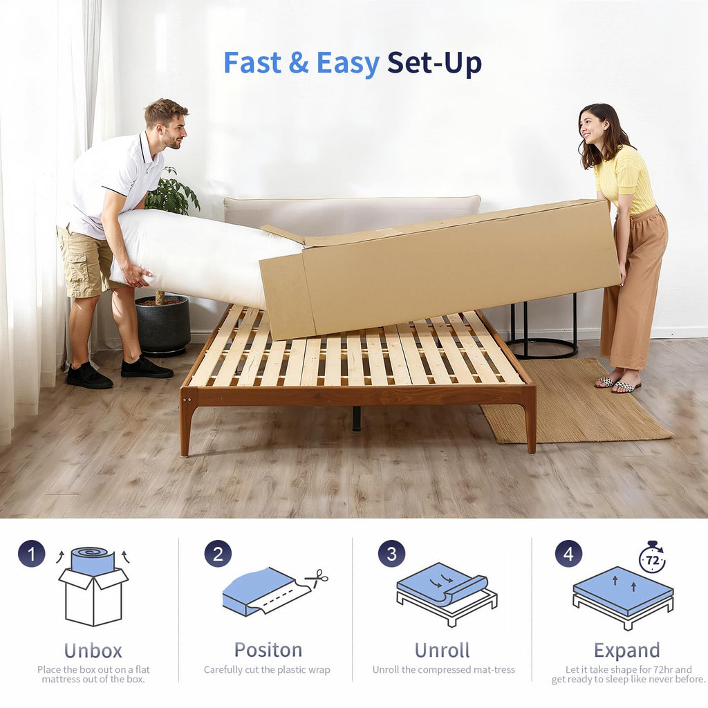 6 Inch Twin Gel Memory Foam Mattress H99535