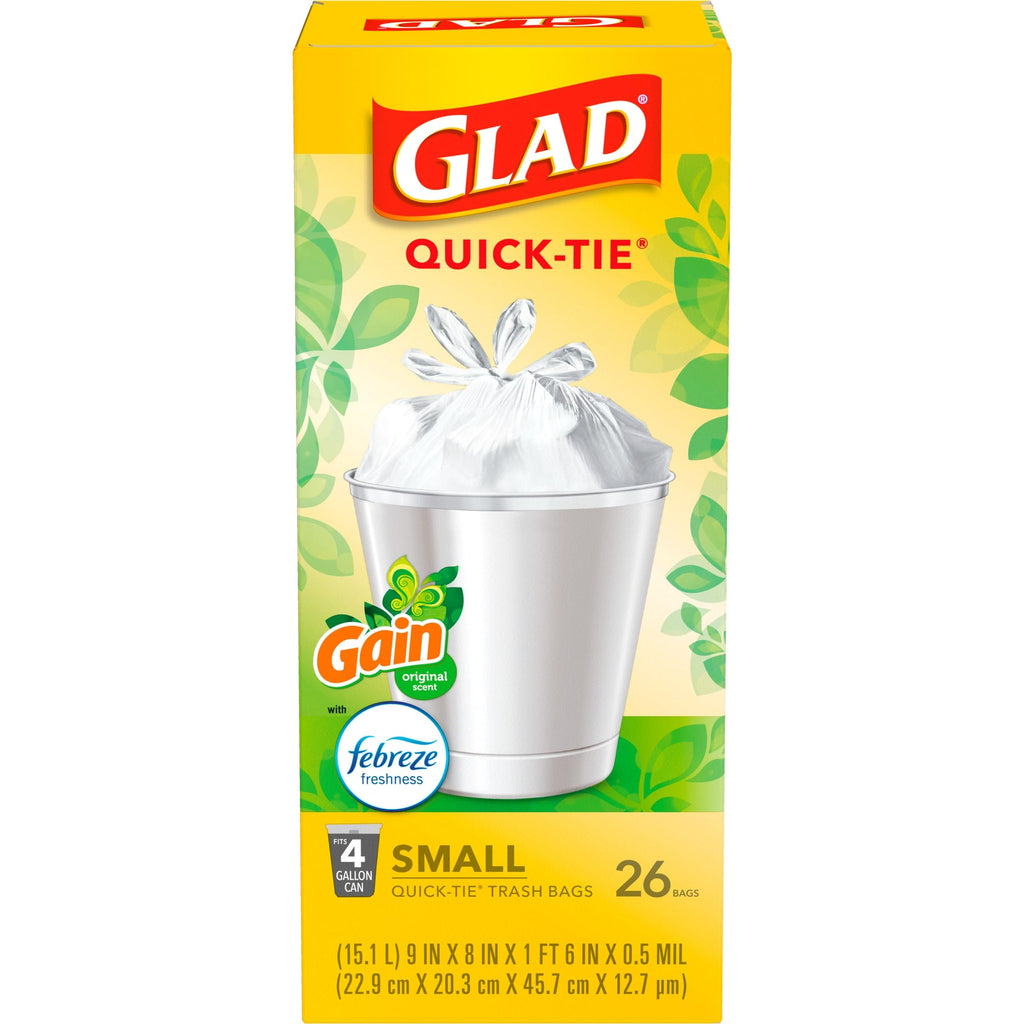 4 Gal 26 Count Trash Bags Pack of 6 W77540