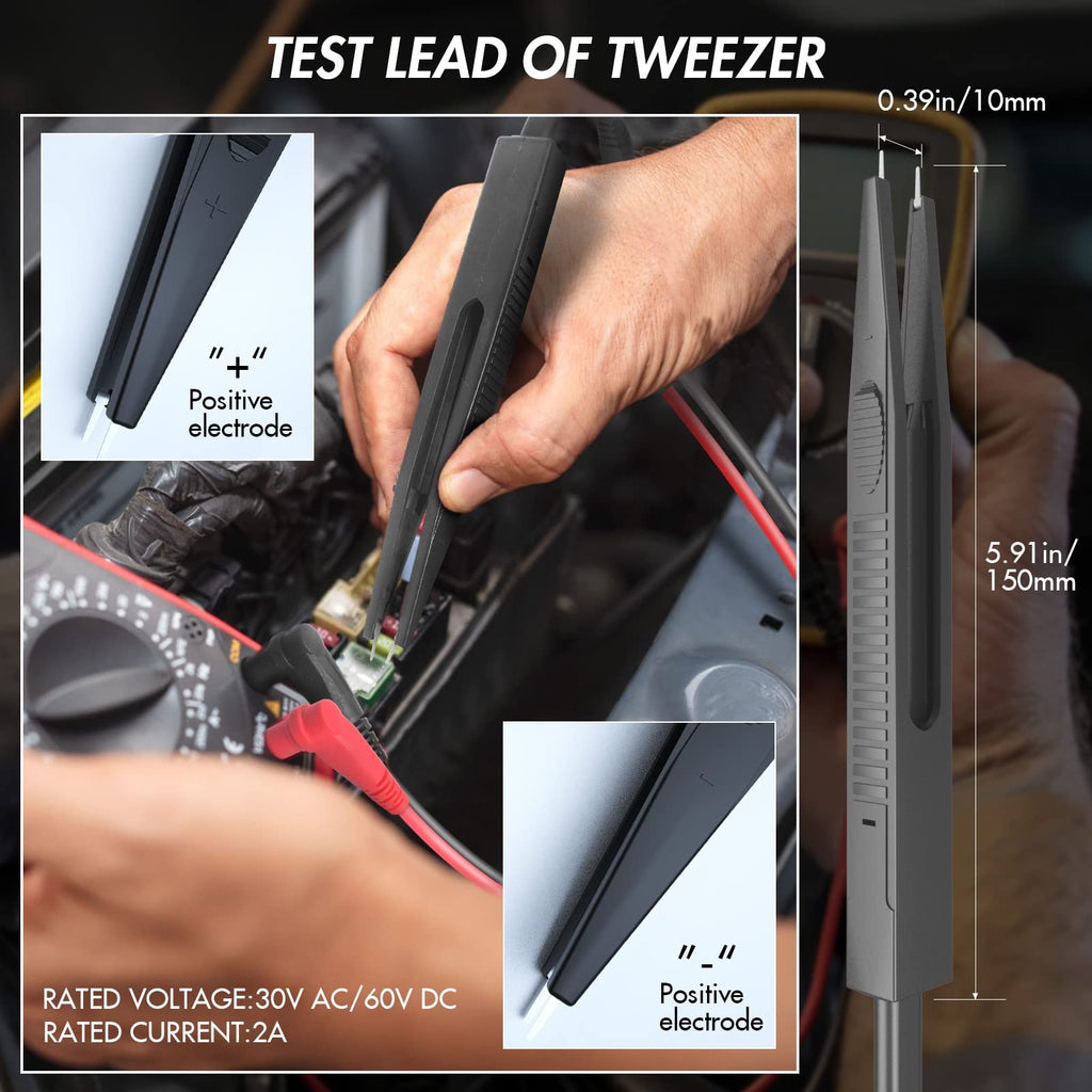 Multimeter Test Leads Set with Alligator Clips R85251